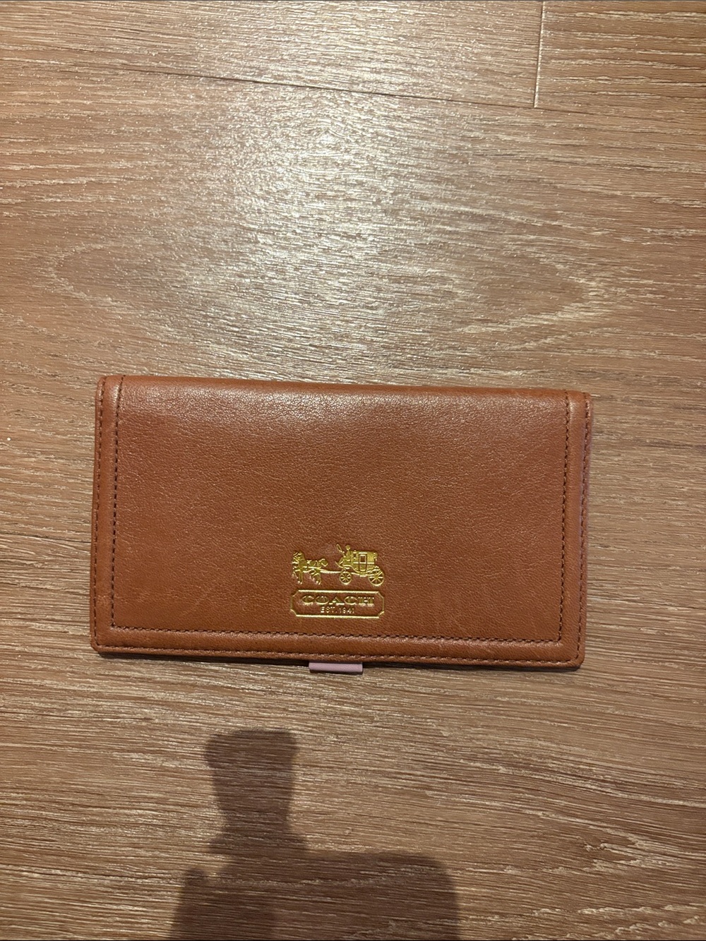 Vintage Check book wallet